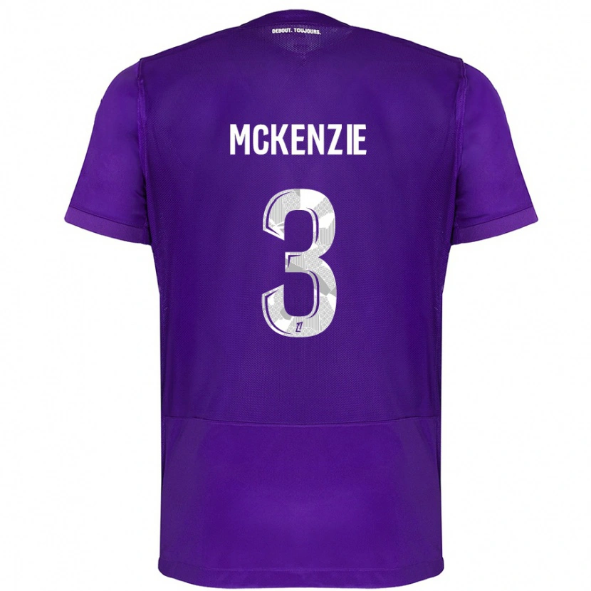 Danxen Kid Mark Mckenzie #3 Purple White Home Jersey 2024/25 T-Shirt