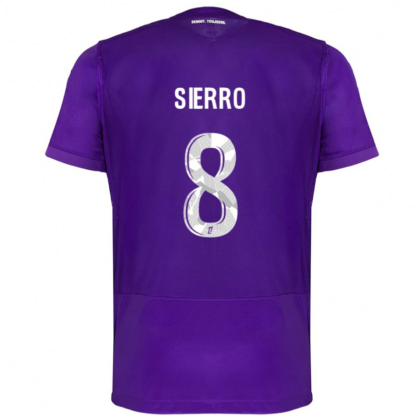 Danxen Kid Vincent Sierro #8 Purple White Home Jersey 2024/25 T-Shirt