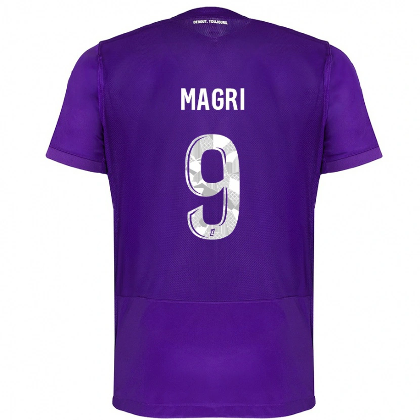 Danxen Kid Frank Magri #9 Purple White Home Jersey 2024/25 T-Shirt