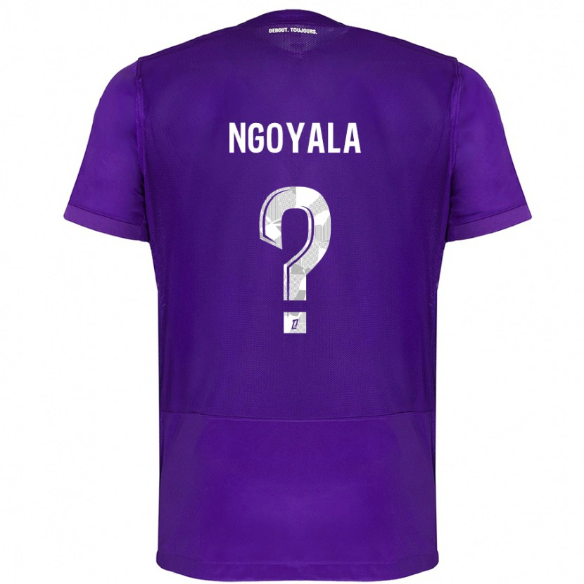 Danxen Kid Frédéric Efuele Ngoyala #0 Purple White Home Jersey 2024/25 T-Shirt