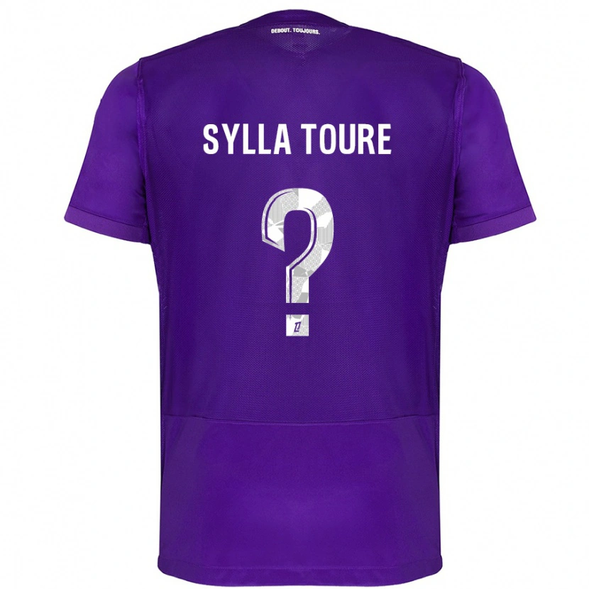 Danxen Kid Ismael Sylla Touré #0 Purple White Home Jersey 2024/25 T-Shirt