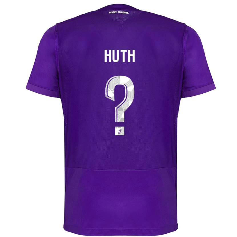 Danxen Kid Lony Huth #0 Purple White Home Jersey 2024/25 T-Shirt