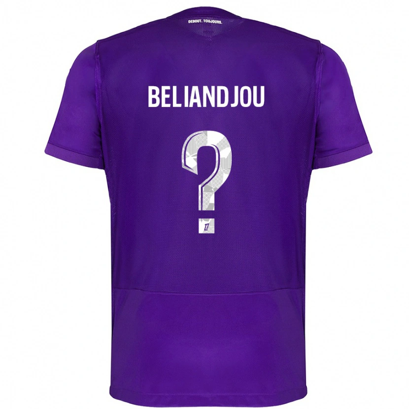 Danxen Kid Ruben Beliandjou #0 Purple White Home Jersey 2024/25 T-Shirt