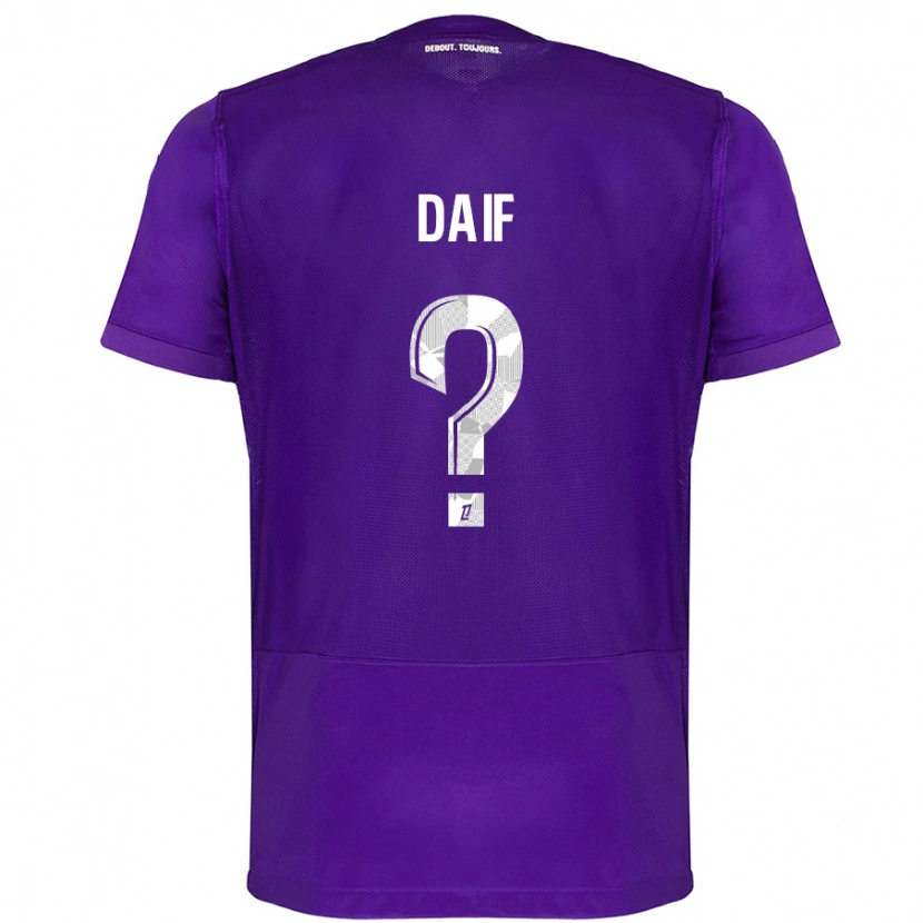 Danxen Kid Mouhamed Daif #0 Purple White Home Jersey 2024/25 T-Shirt