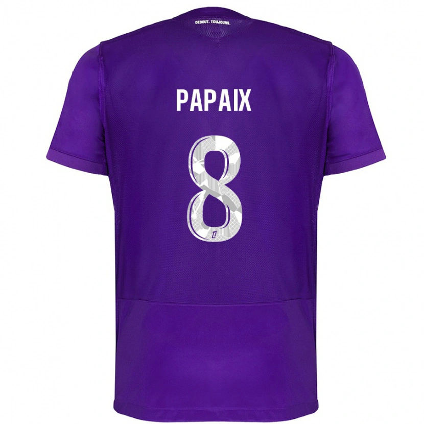 Danxen Kid Pauline Papaix #8 Purple White Home Jersey 2024/25 T-Shirt