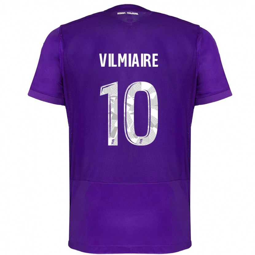 Danxen Kid Kelly Vilmiaire #10 Purple White Home Jersey 2024/25 T-Shirt