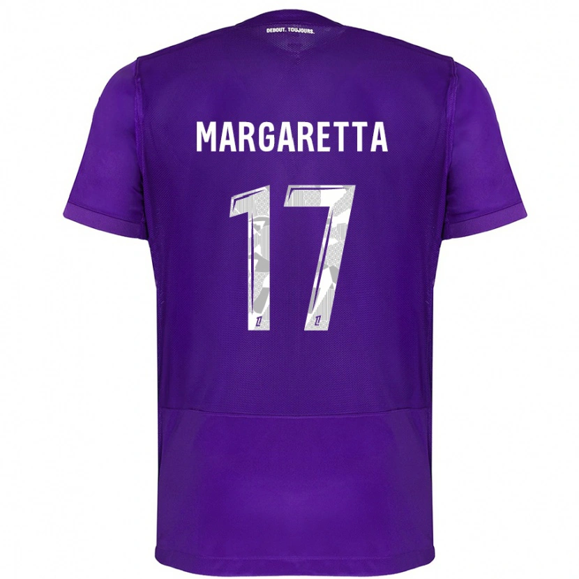 Danxen Kid Jessica Margaretta #17 Purple White Home Jersey 2024/25 T-Shirt