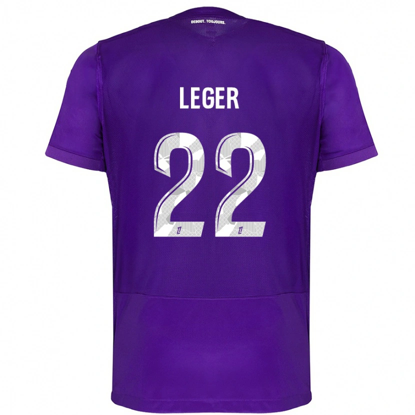 Danxen Kid Christelle Léger #22 Purple White Home Jersey 2024/25 T-Shirt