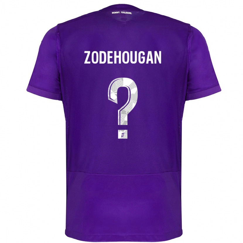 Danxen Kid Yanis Zodehougan #0 Purple White Home Jersey 2024/25 T-Shirt