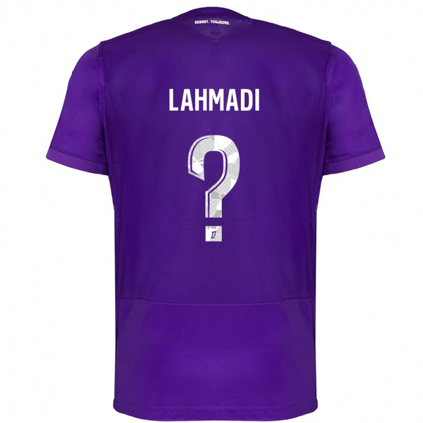 Danxen Kid Noah Lahmadi #0 Purple White Home Jersey 2024/25 T-Shirt