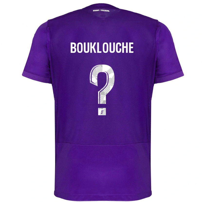 Danxen Kid Kelyan Bouklouche #0 Purple White Home Jersey 2024/25 T-Shirt