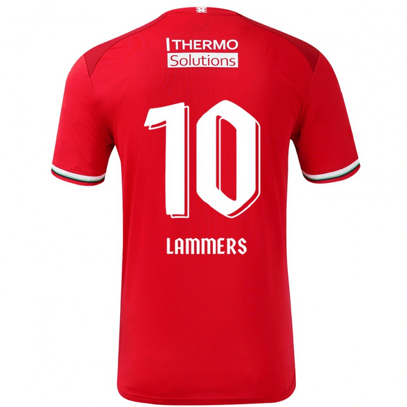 Danxen Kid Sam Lammers #10 Red White Home Jersey 2024/25 T-Shirt