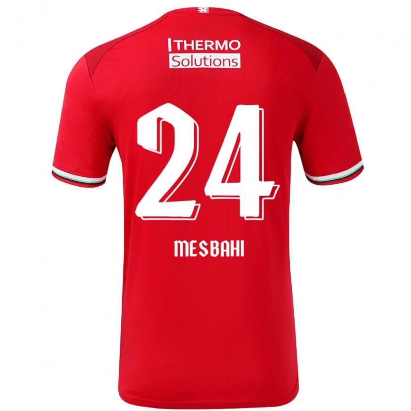 Danxen Kid Juliën Mesbahi #24 Red White Home Jersey 2024/25 T-Shirt