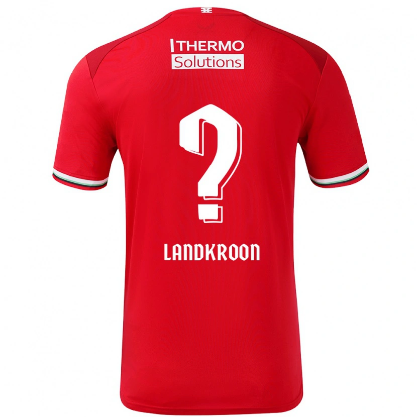 Danxen Kid Kick Landkroon #0 Red White Home Jersey 2024/25 T-Shirt