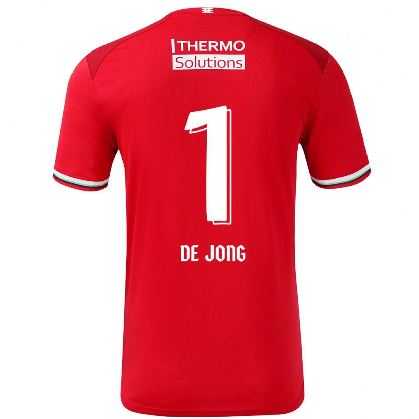 Danxen Kid Daniëlle De Jong #1 Red White Home Jersey 2024/25 T-Shirt