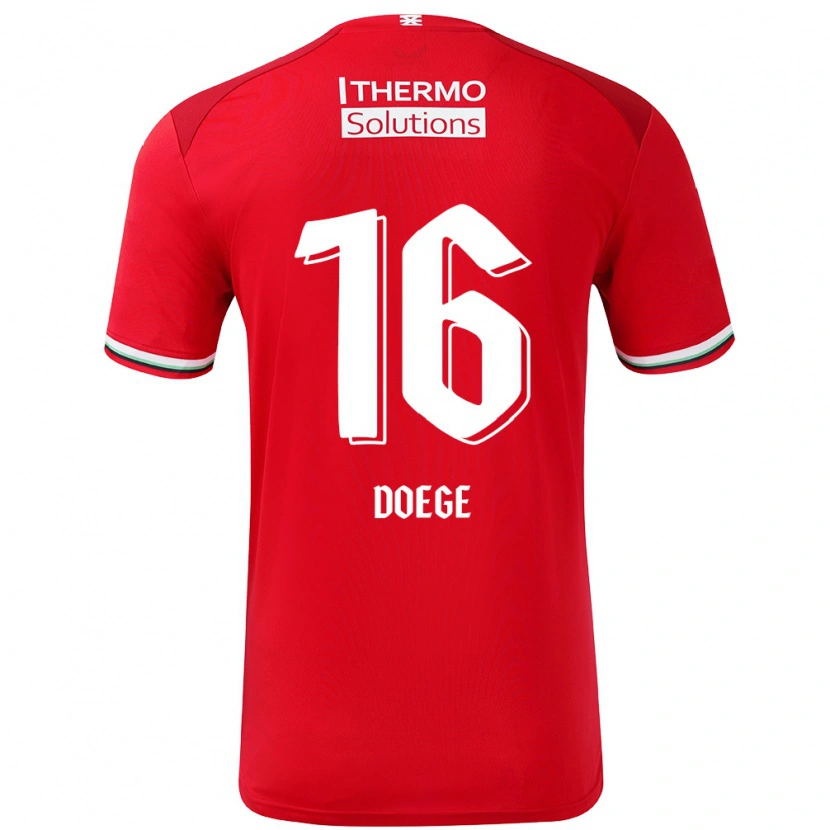 Danxen Kid Leonie Doege #16 Red White Home Jersey 2024/25 T-Shirt