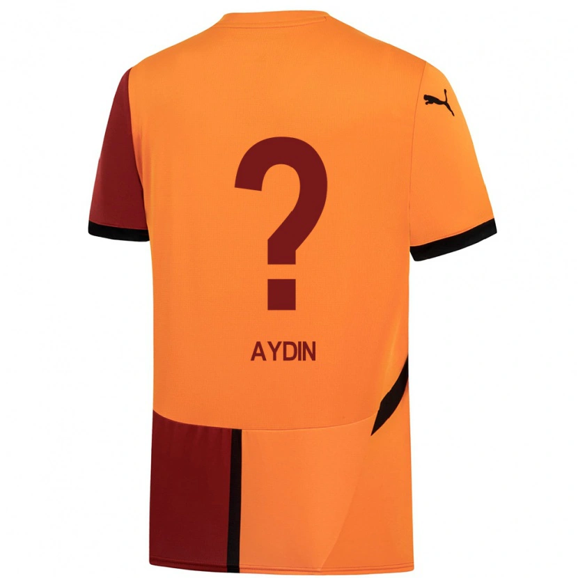 Danxen Kid Eren Aydın #0 Yellow Red Home Jersey 2024/25 T-Shirt