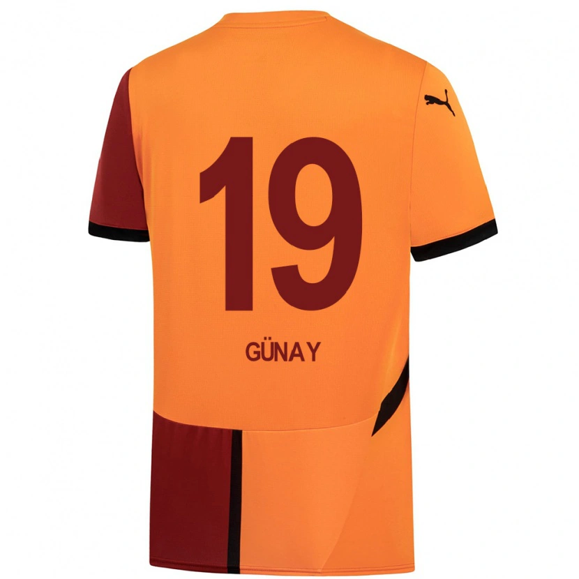 Danxen Kid Günay Güvenç #19 Yellow Red Home Jersey 2024/25 T-Shirt