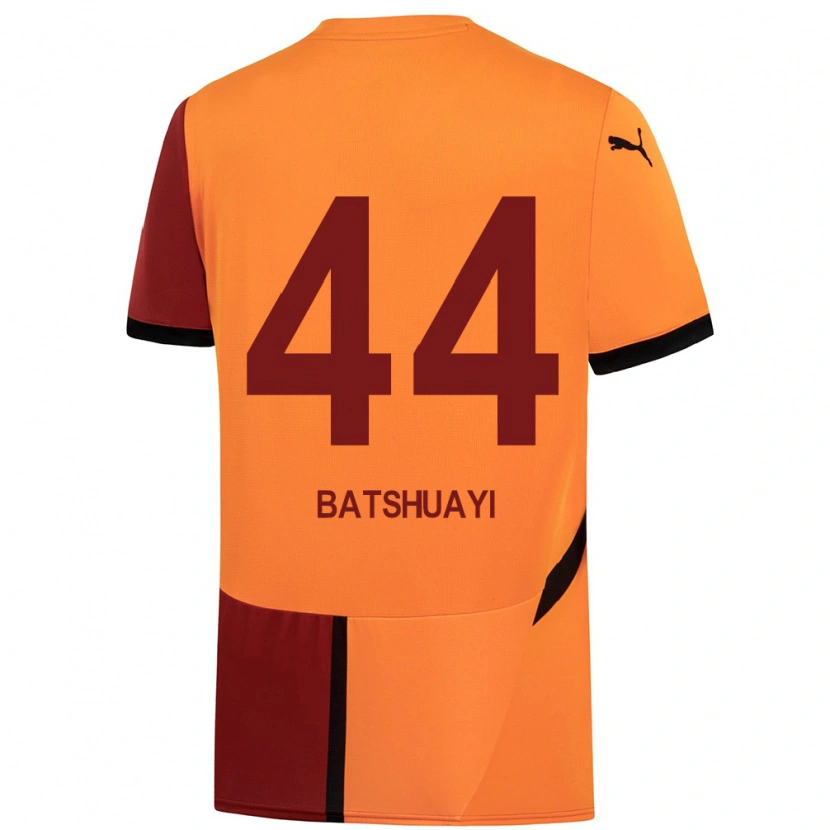 Danxen Kid Michy Batshuayi #44 Yellow Red Home Jersey 2024/25 T-Shirt