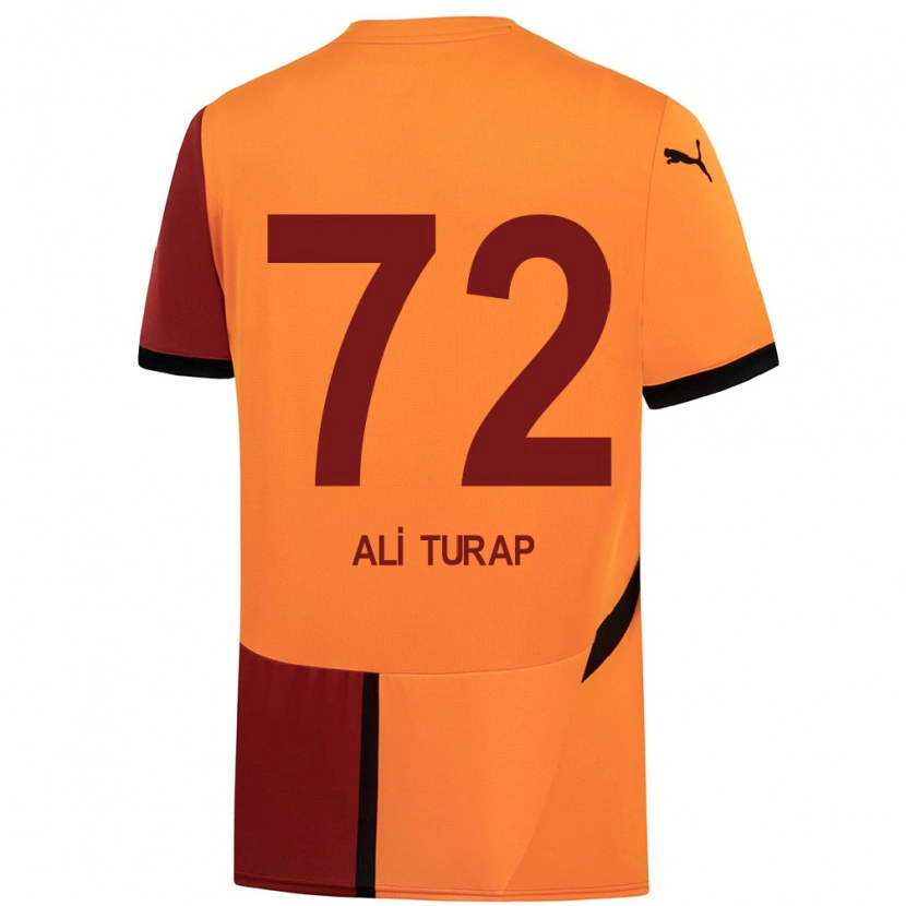 Danxen Kid Ali Turap Bülbül #72 Yellow Red Home Jersey 2024/25 T-Shirt