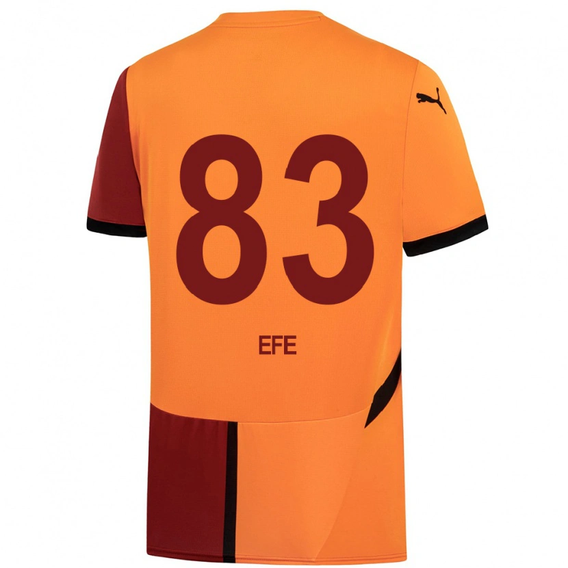 Danxen Kid Efe Akman #83 Yellow Red Home Jersey 2024/25 T-Shirt