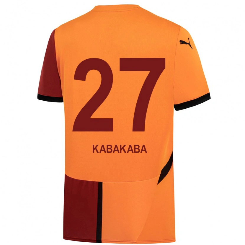 Danxen Kid Naomie Kabakaba #27 Yellow Red Home Jersey 2024/25 T-Shirt