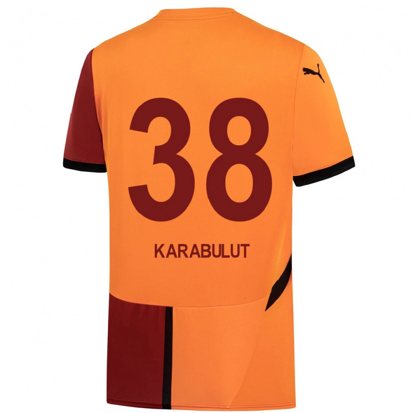 Danxen Kid Arzu Karabulut #38 Yellow Red Home Jersey 2024/25 T-Shirt