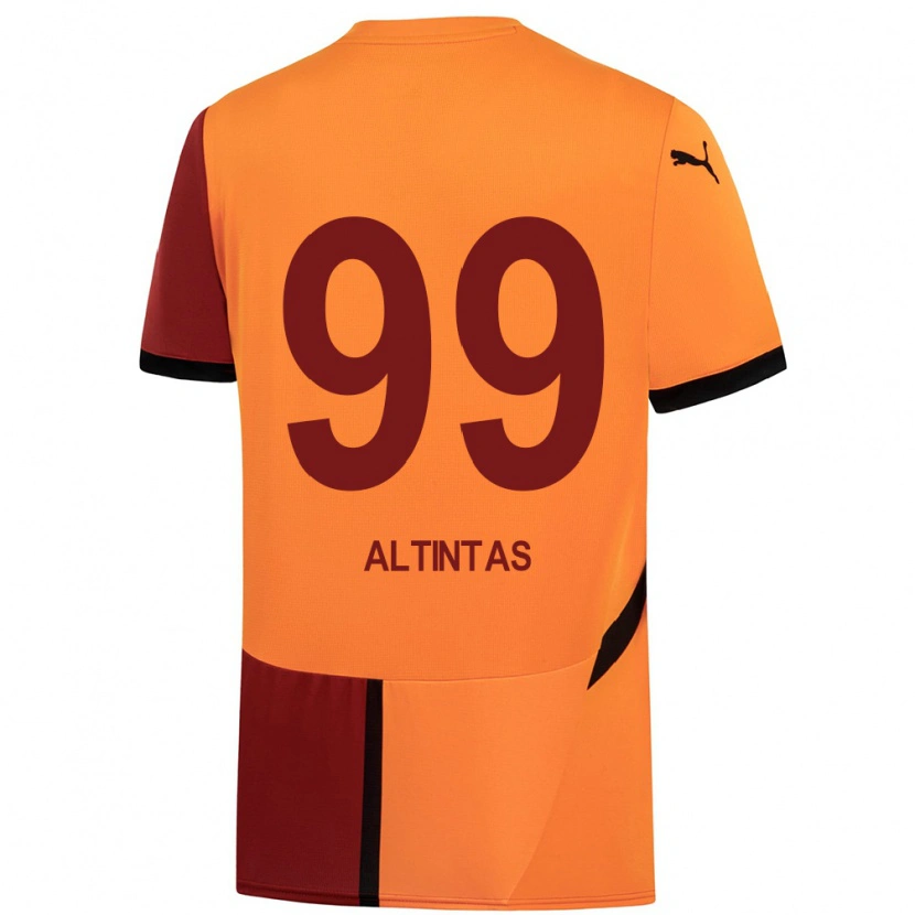 Danxen Kid Benan Altıntaş #99 Yellow Red Home Jersey 2024/25 T-Shirt