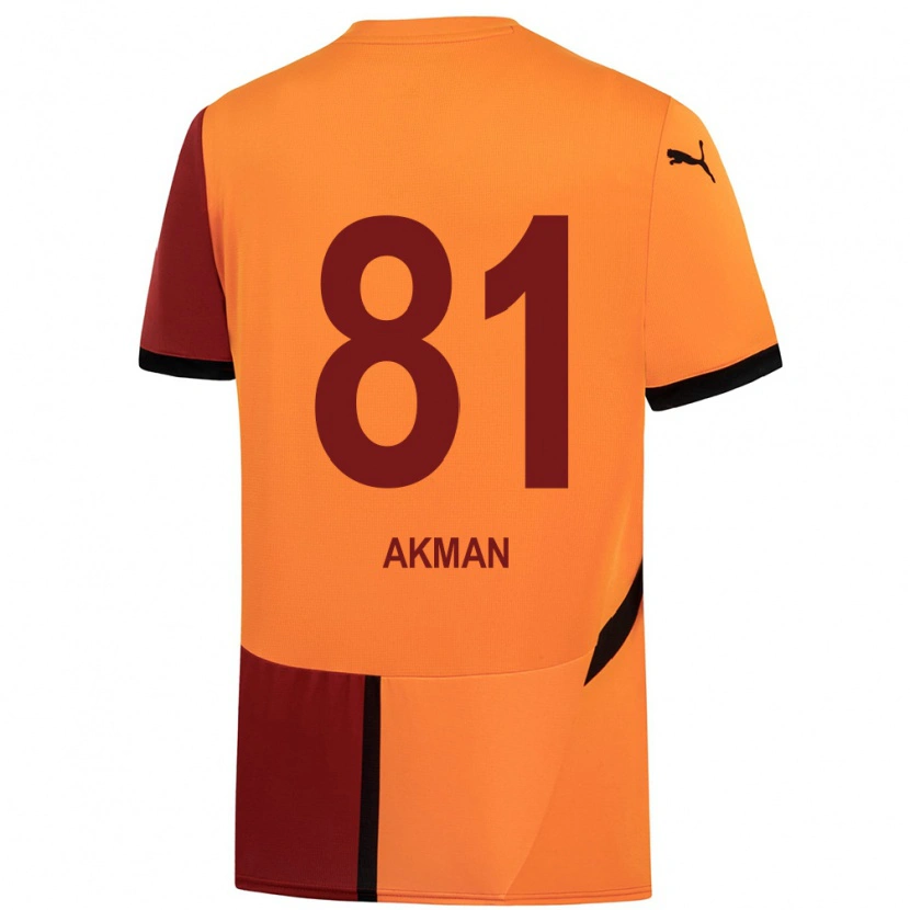 Danxen Kid Hamza Akman #81 Yellow Red Home Jersey 2024/25 T-Shirt