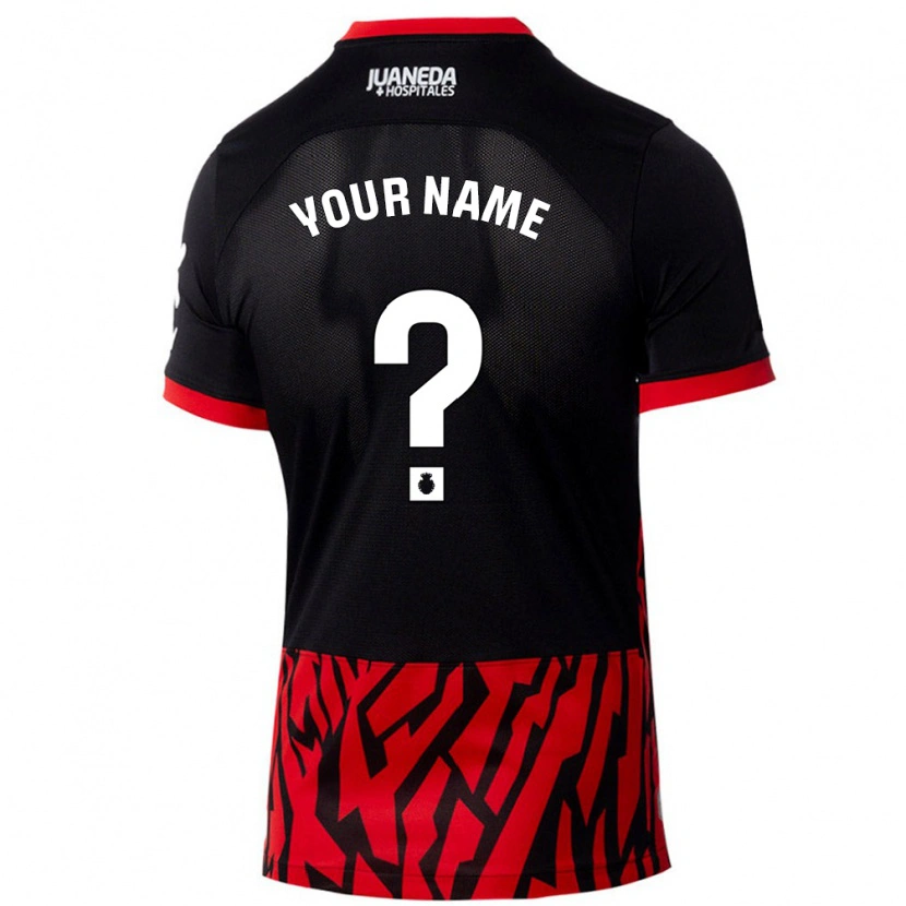 Danxen Kid Your Name #0 Black Red Home Jersey 2024/25 T-Shirt