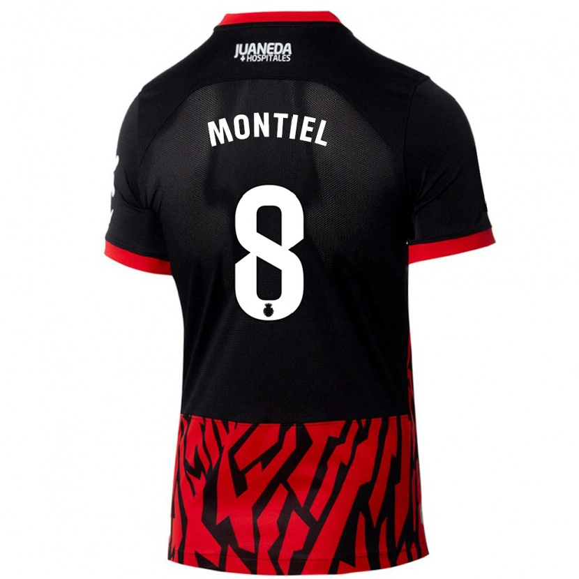 Danxen Kid Luis Montiel #8 Black Red Home Jersey 2024/25 T-Shirt