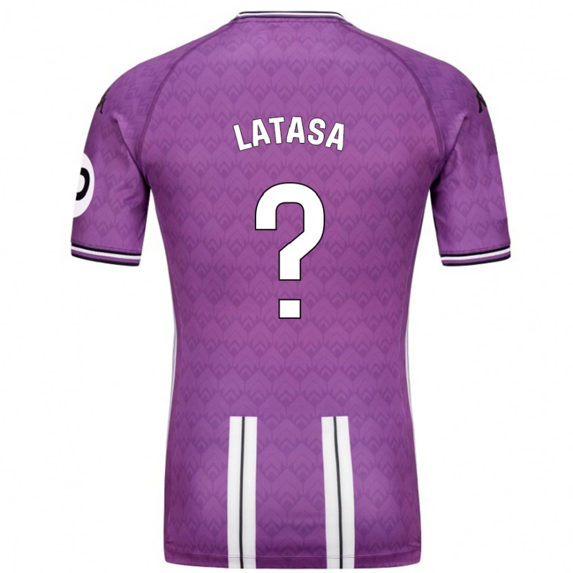 Danxen Kid Juanmi Latasa #0 Purple White Home Jersey 2024/25 T-Shirt