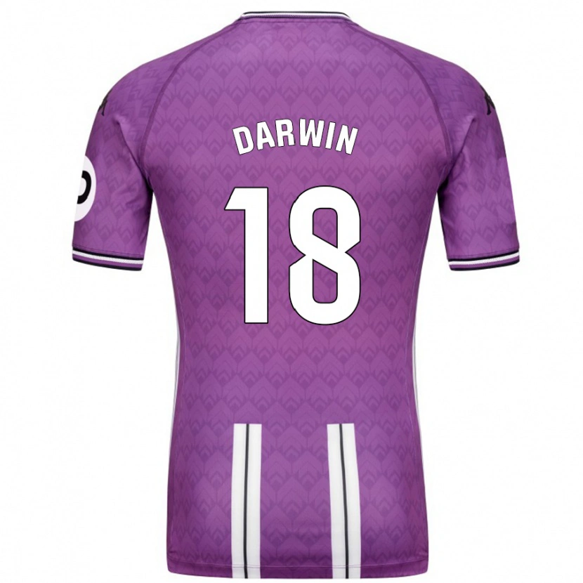 Danxen Kid Darwin Machís #18 Purple White Home Jersey 2024/25 T-Shirt