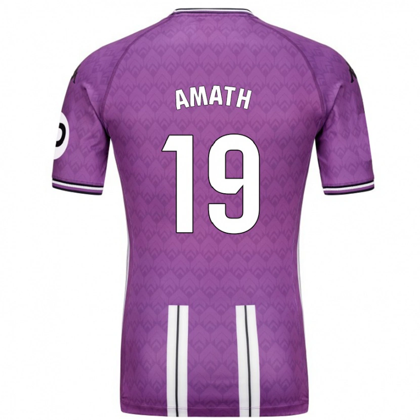 Danxen Kid Amath Ndiaye #19 Purple White Home Jersey 2024/25 T-Shirt