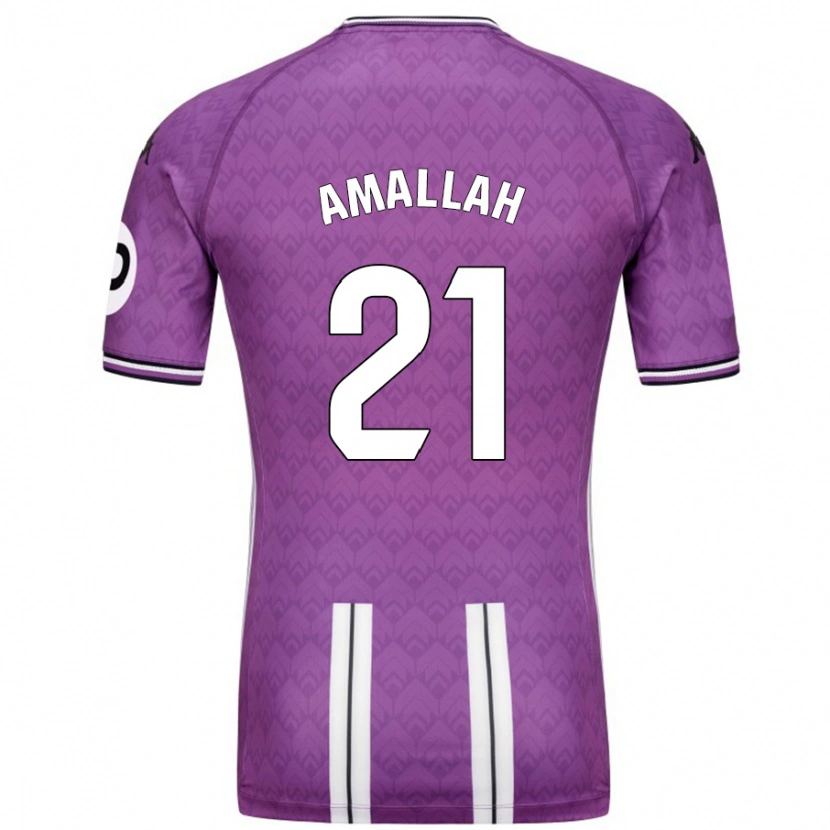 Danxen Kid Selim Amallah #21 Purple White Home Jersey 2024/25 T-Shirt