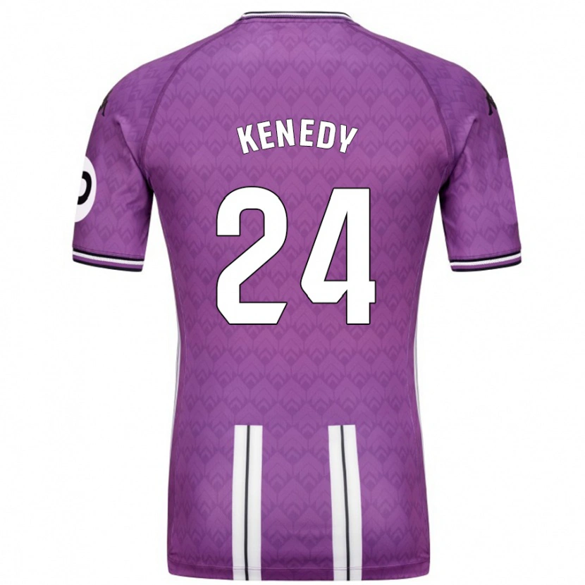 Danxen Kid Kenedy #24 Purple White Home Jersey 2024/25 T-Shirt