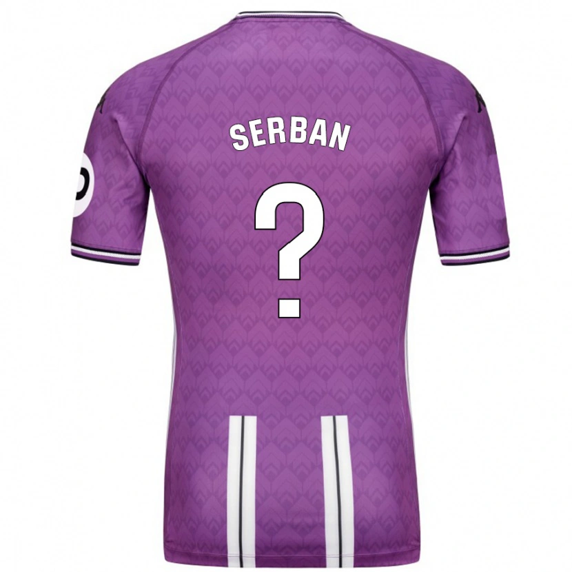 Danxen Kid Alin Șerban #0 Purple White Home Jersey 2024/25 T-Shirt