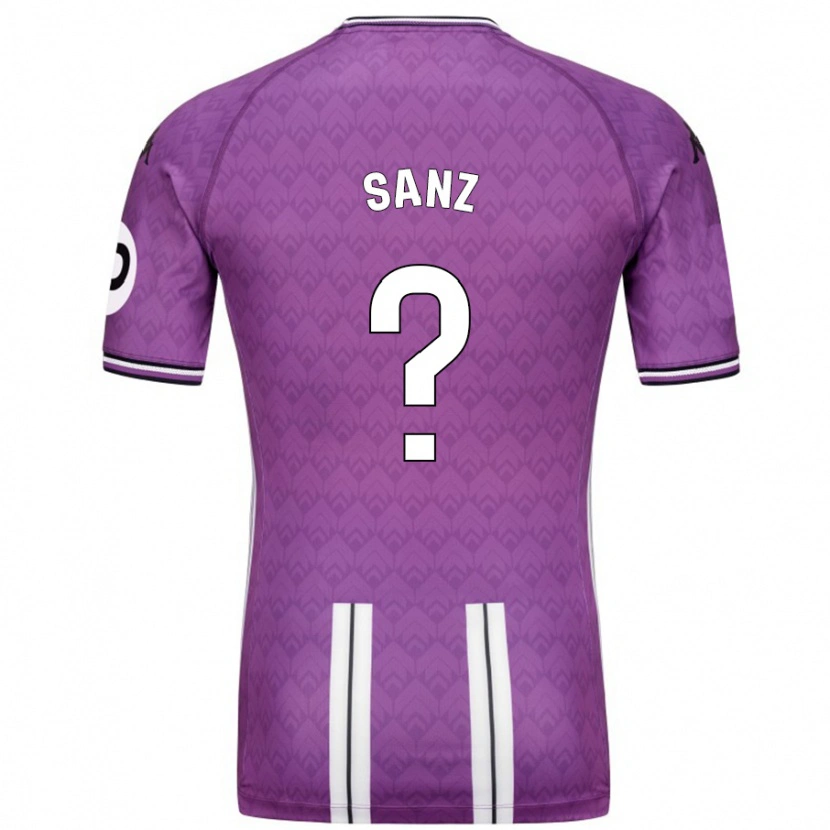 Danxen Kid David Sanz #0 Purple White Home Jersey 2024/25 T-Shirt