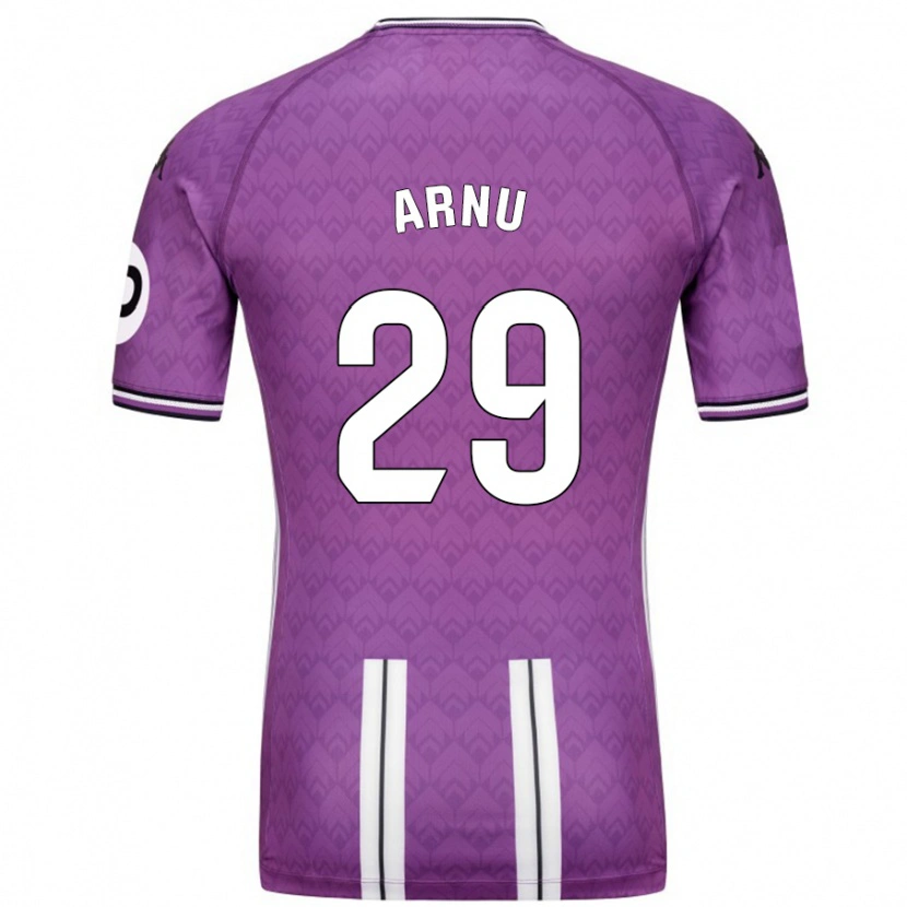 Danxen Kid Adrián Arnu #29 Purple White Home Jersey 2024/25 T-Shirt