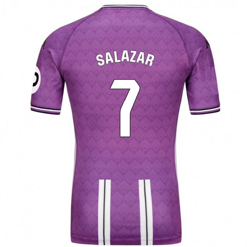 Danxen Kid Israel Salazar #7 Purple White Home Jersey 2024/25 T-Shirt