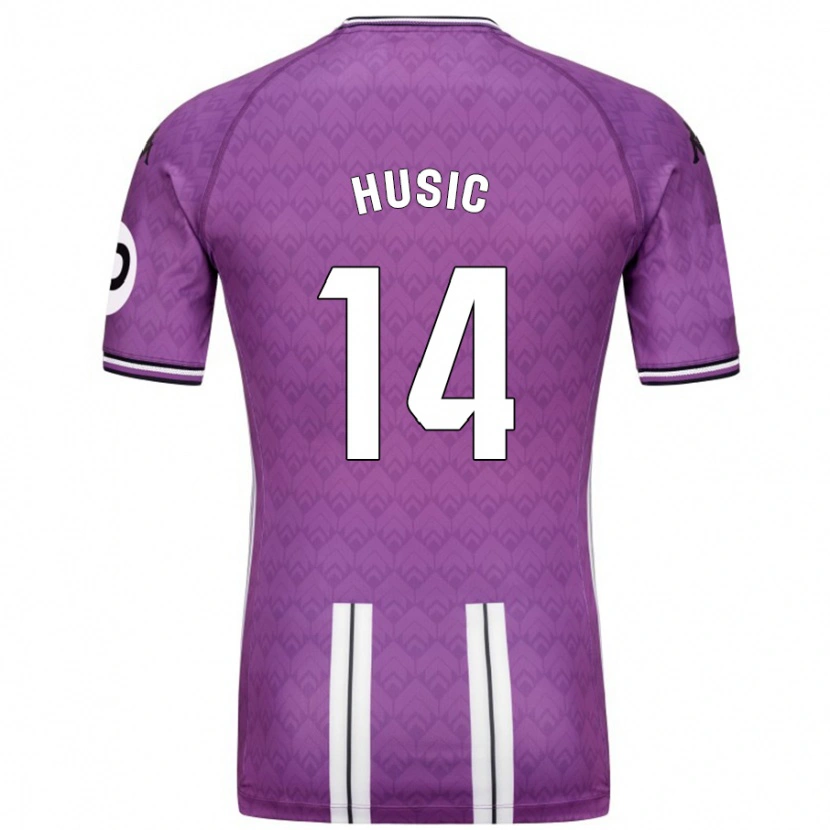 Danxen Kid Salih Husic #14 Purple White Home Jersey 2024/25 T-Shirt