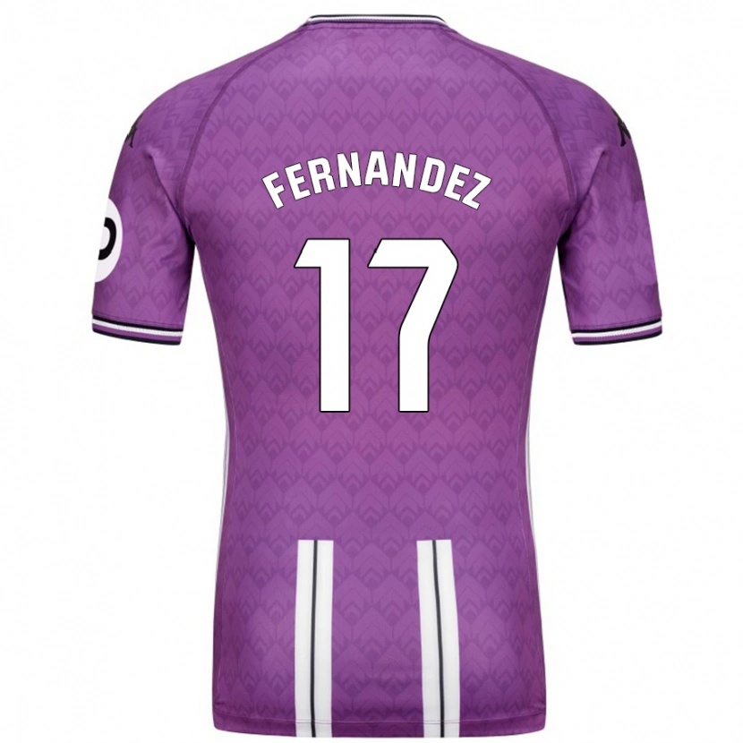 Danxen Kid Dani Fernández #17 Purple White Home Jersey 2024/25 T-Shirt