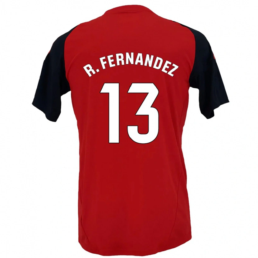 Danxen Kid Raúl Fernández #13 Red Black Home Jersey 2024/25 T-Shirt