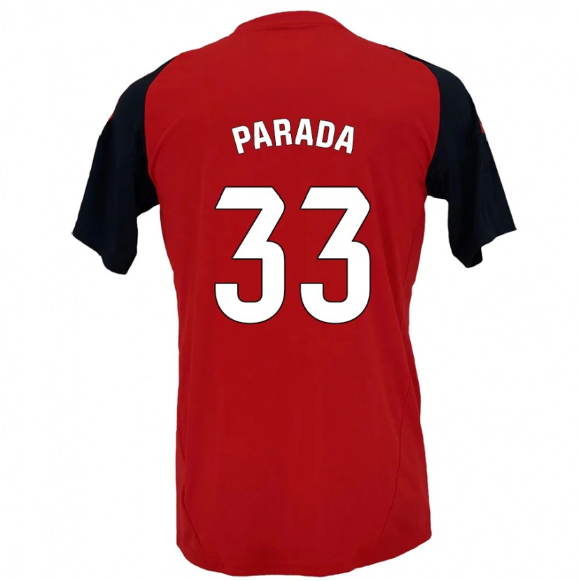 Danxen Kid Victor Parada #33 Red Black Home Jersey 2024/25 T-Shirt