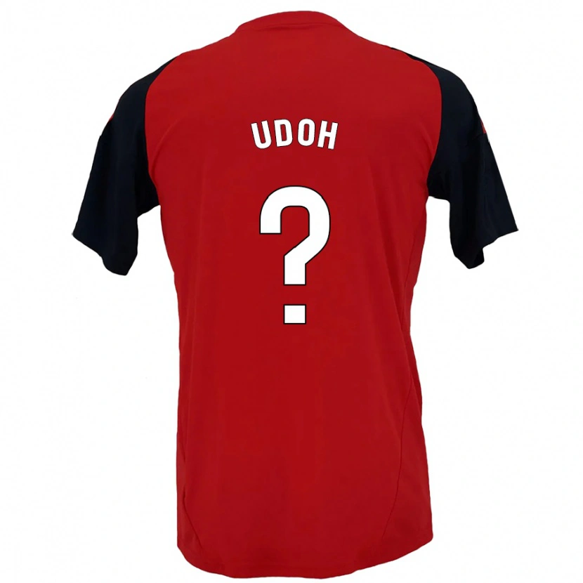 Danxen Kid Isaac Udoh #0 Red Black Home Jersey 2024/25 T-Shirt