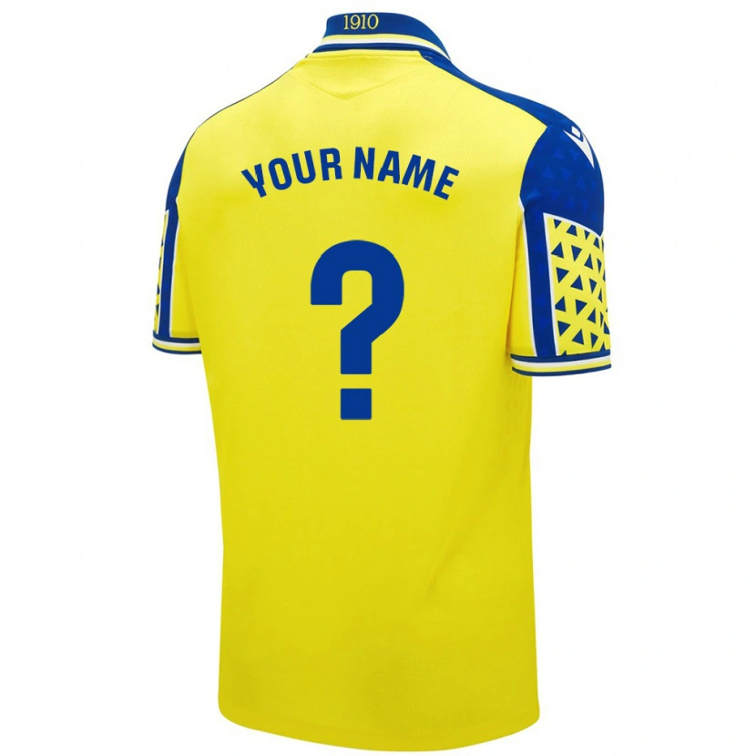 Danxen Kid Your Name #0 Yellow Blue Home Jersey 2024/25 T-Shirt