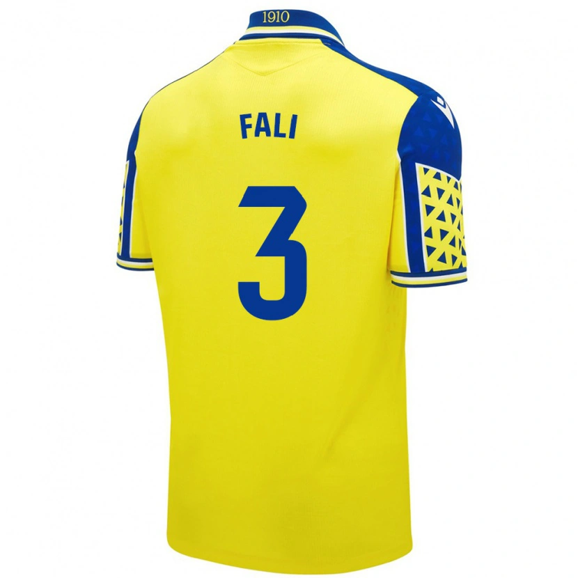 Danxen Kid Fali #3 Yellow Blue Home Jersey 2024/25 T-Shirt