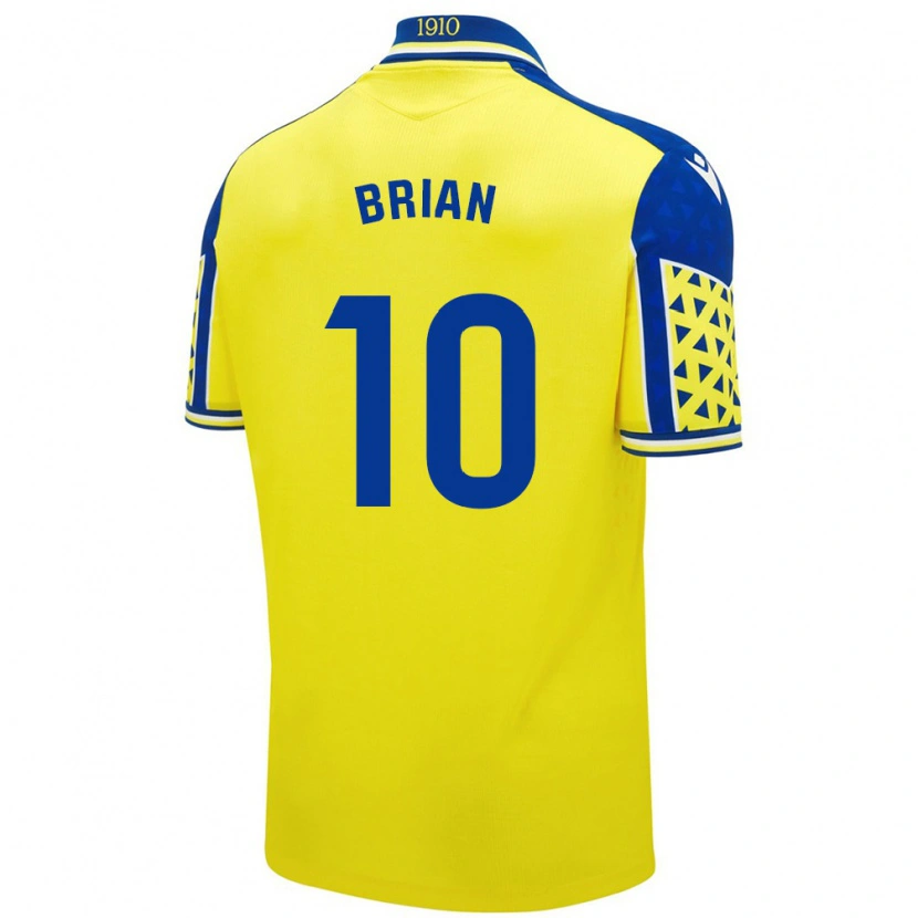 Danxen Kid Brian Ocampo #10 Yellow Blue Home Jersey 2024/25 T-Shirt