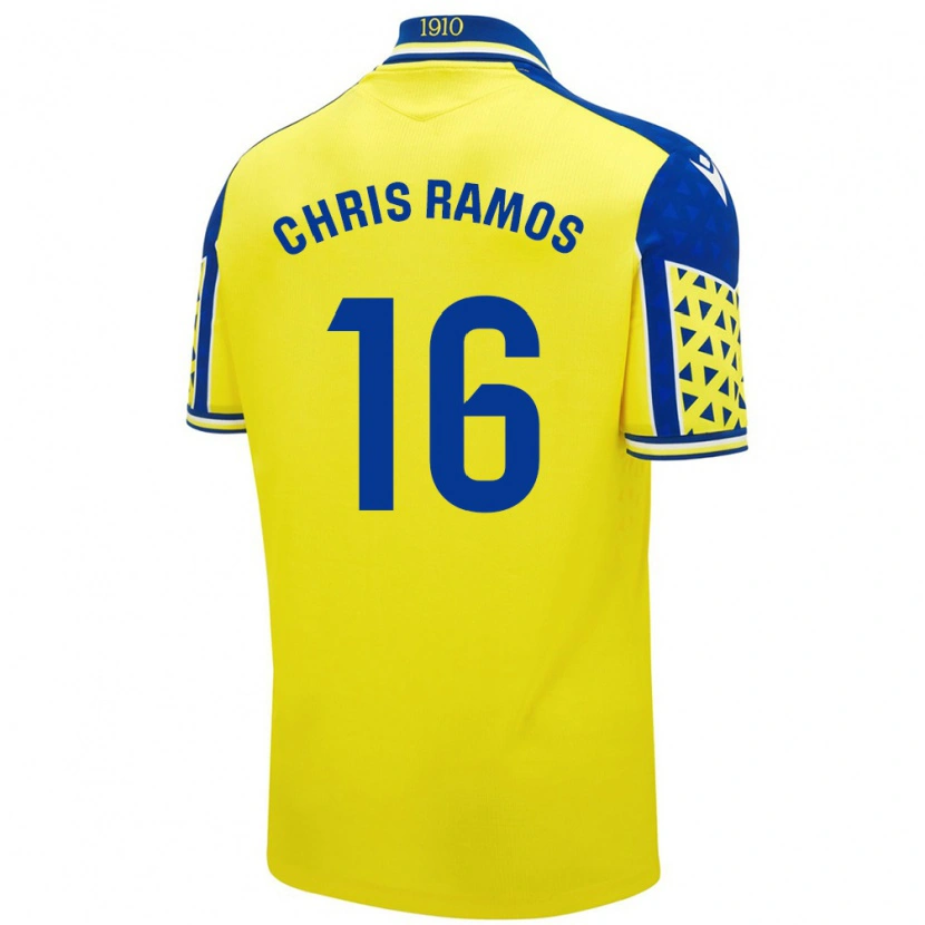 Danxen Kid Chris Ramos #16 Yellow Blue Home Jersey 2024/25 T-Shirt