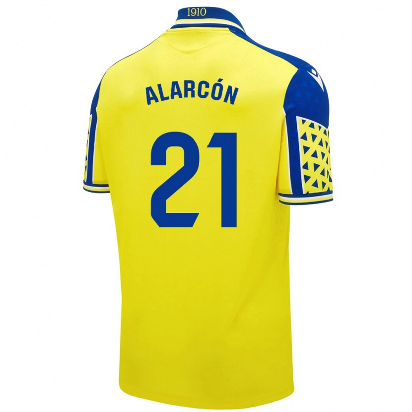 Danxen Kid Tomás Alarcón #21 Yellow Blue Home Jersey 2024/25 T-Shirt